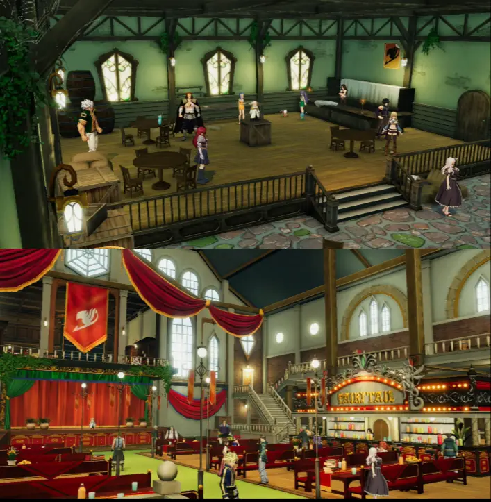 Gambar gedung guild Fairy Tail