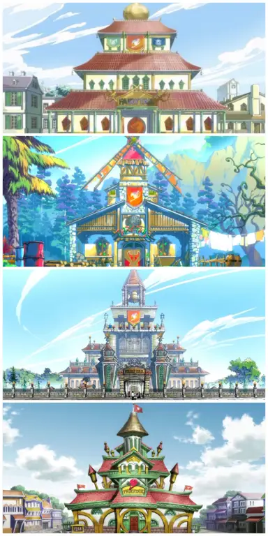 Gambar gedung guild Fairy Tail