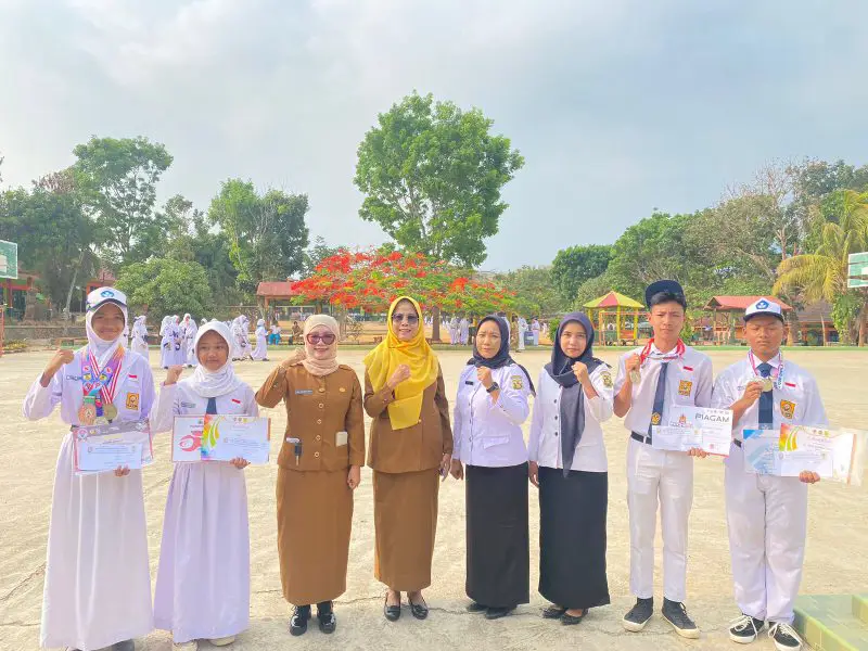 Gedung sekolah SMPN 13 Bandar Lampung