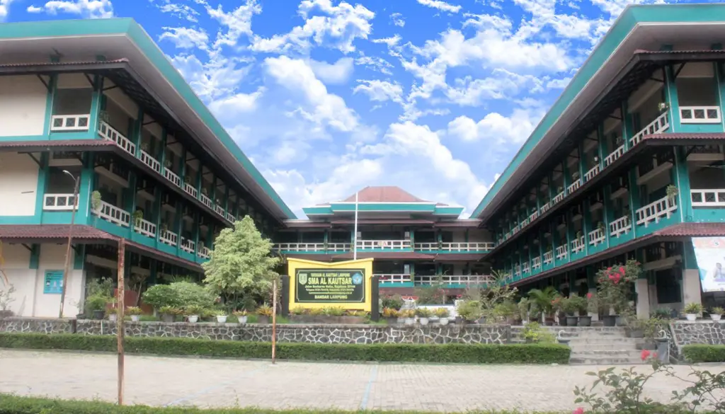 Gambar gedung SMA Al Kautsar Bandar Lampung