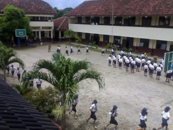 Gambar gedung SMPN 4 Bandar Lampung