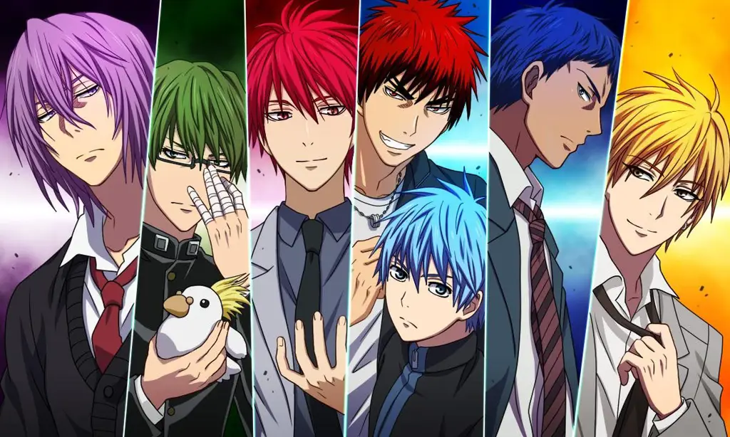 Gambar Generasi Keajaiban dalam Kuroko's Basketball