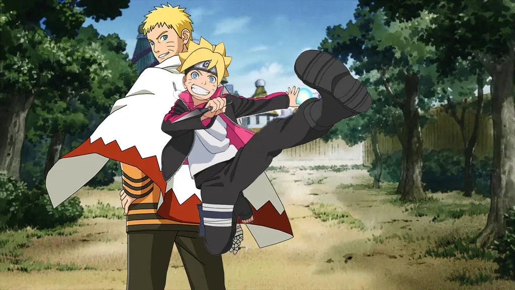 Naruto dan Boruto bersama-sama