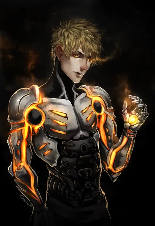 Gambar Genos, murid Saitama