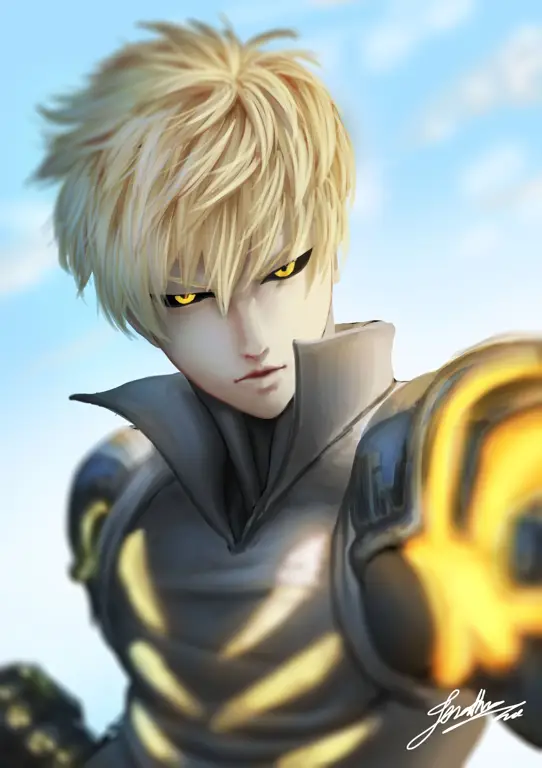 Gambar Genos, murid Saitama