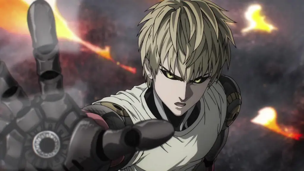 Gambar Genos, cyborg yang setia kepada Saitama