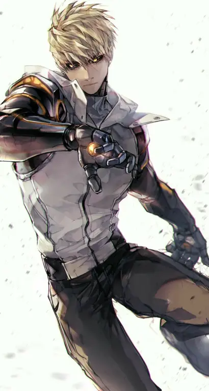 Genos, murid Saitama yang setia Gambar Genos, cyborg yang menjadi murid Saitama