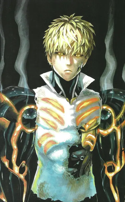 Genos, Murid yang Bersemangat Gambar Genos, murid Saitama