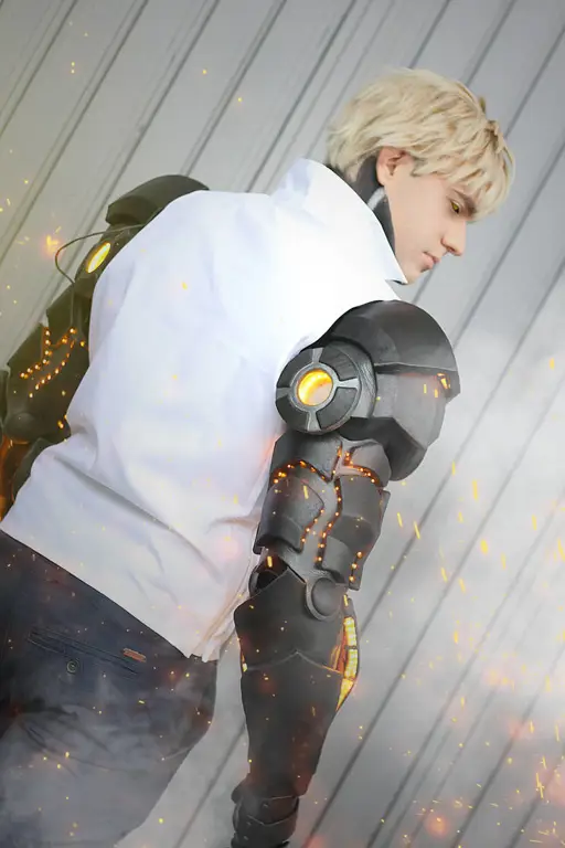 Genos si Cyborg Kuat Genos, cyborg yang setia kepada Saitama