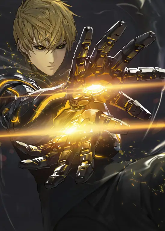 Genos yang Setia Gambar Genos, murid Saitama