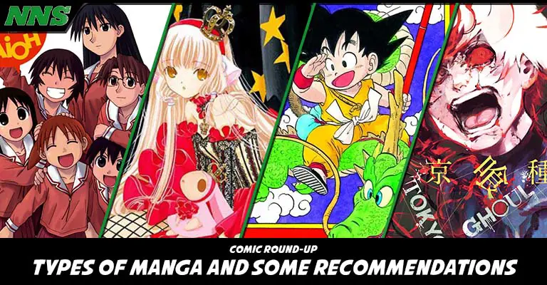 Berbagai genre manga yang tersedia online