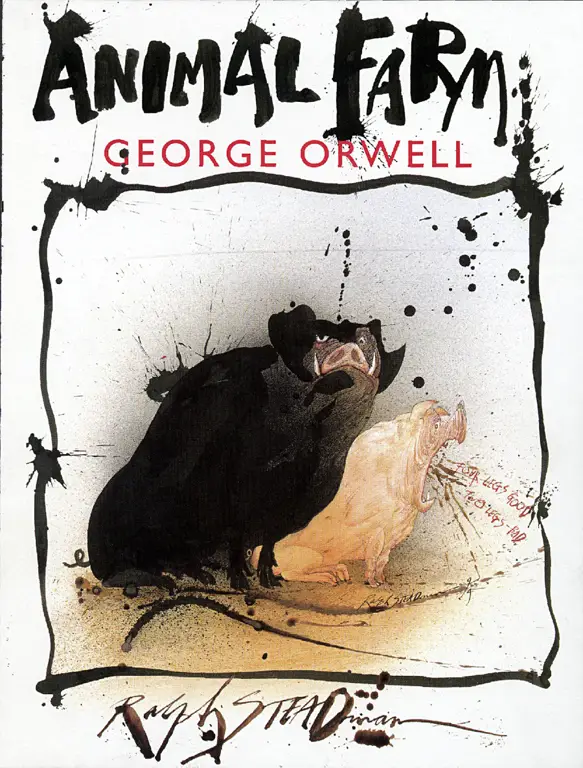 Potret George Orwell, penulis Animal Farm.