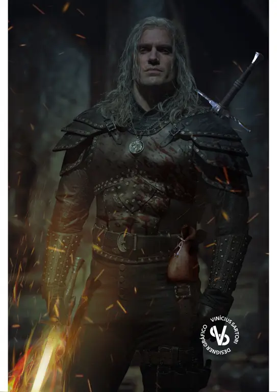 Gambar Geralt of Rivia di The Witcher season 2