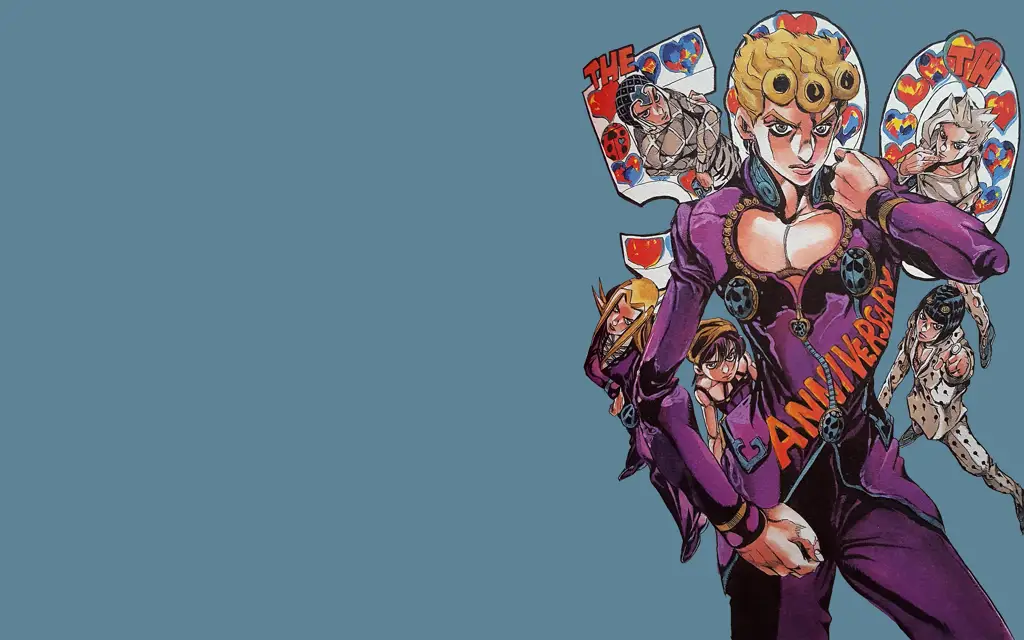 Gambar Giorno Giovanna dalam JoJo's Bizarre Adventure: Golden Wind