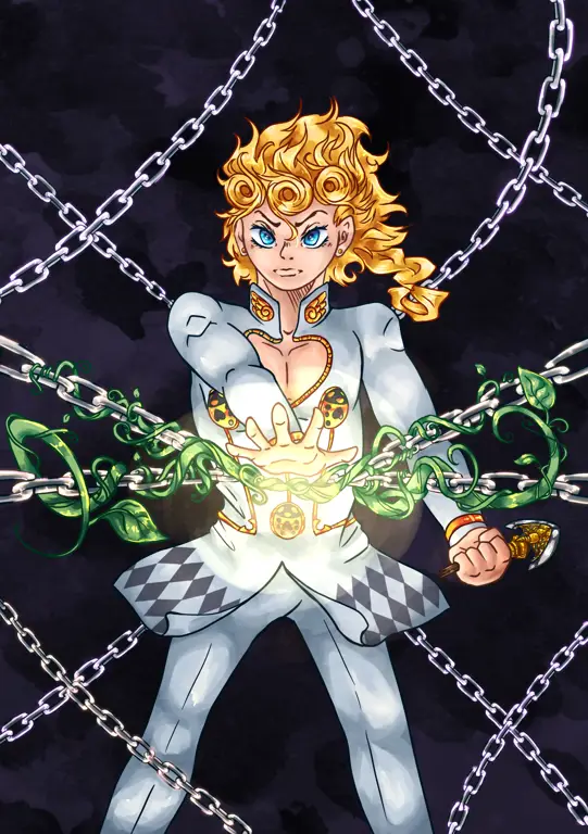 Giorno Giovanna dalam JoJo's Bizarre Adventure: Golden Wind