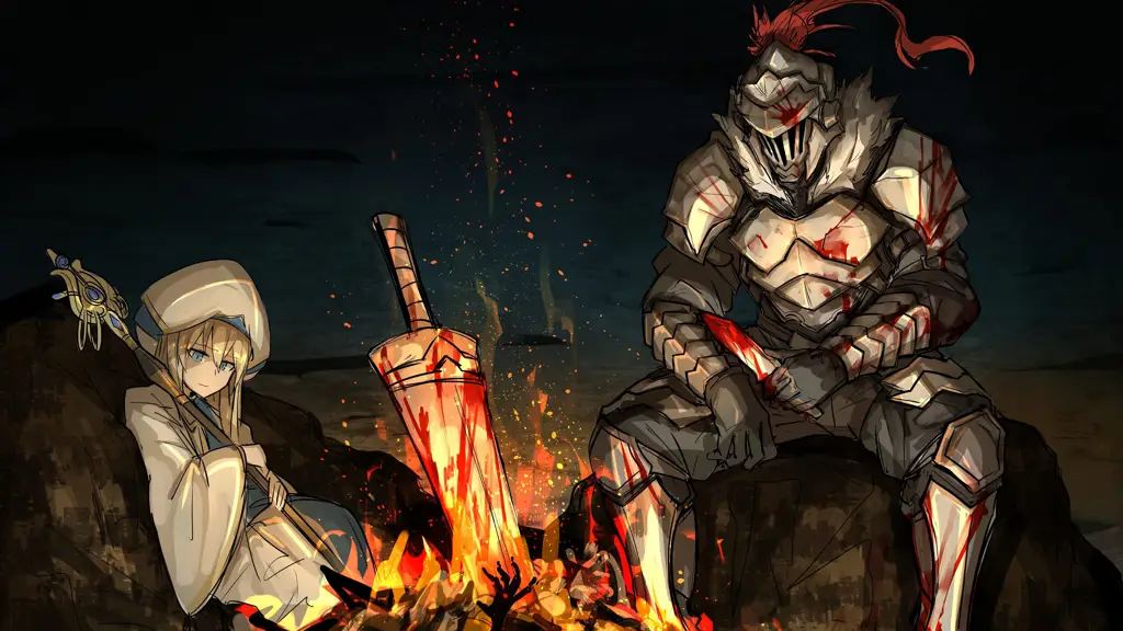 Adegan anime Goblin Slayer yang menegangkan