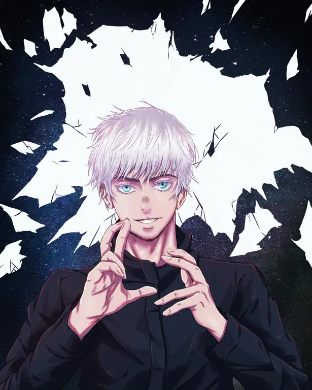 Gambar Gojo Satoru dari Jujutsu Kaisen