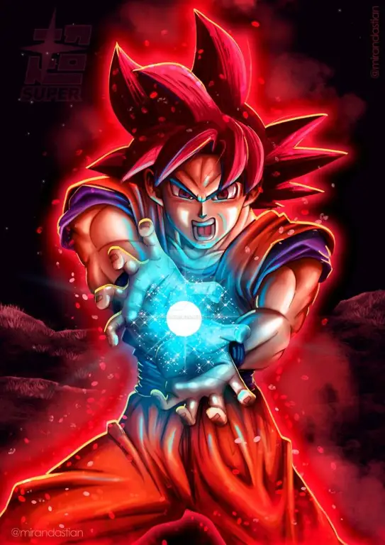 Gambar Goku dari Dragon Ball Super