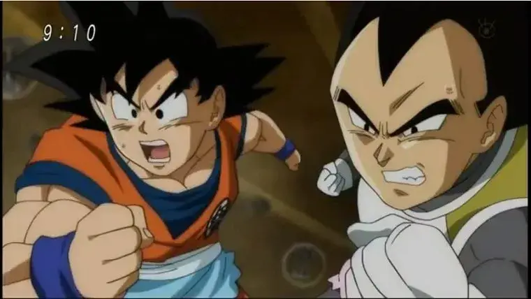 Goku dan Vegeta berlatih