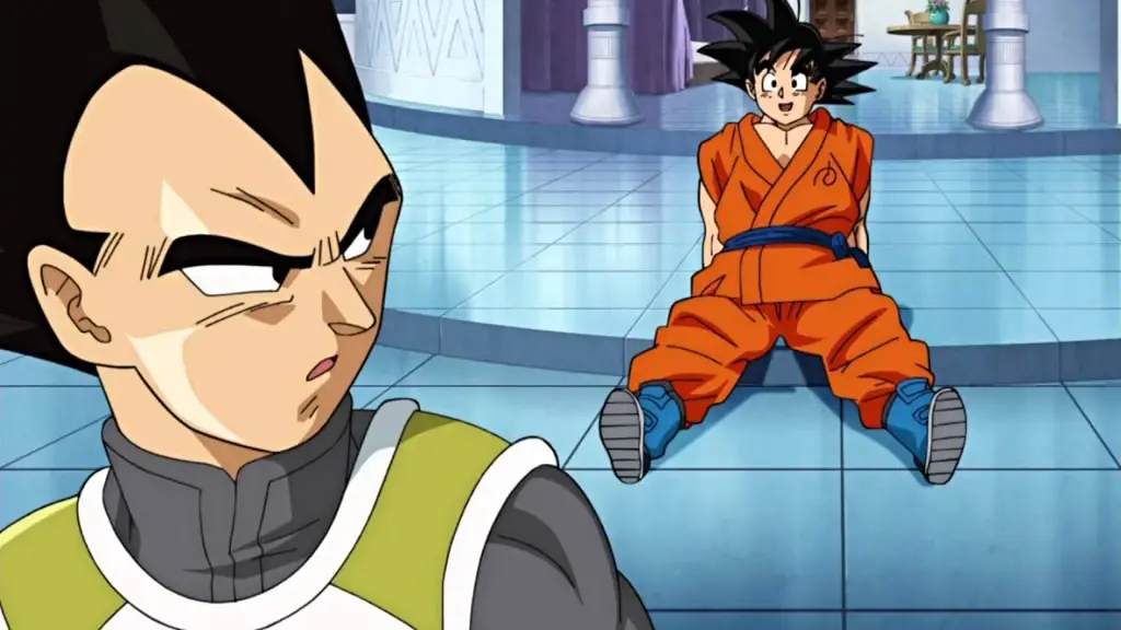 Goku dan Vegeta berlatih