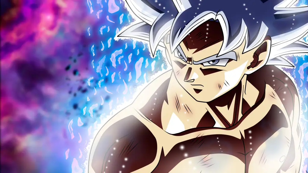 Goku menggunakan Ultra Instinct, bentuk terkuat Goku