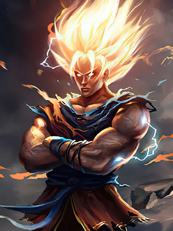 Gambar Goku dari Dragon Ball Z