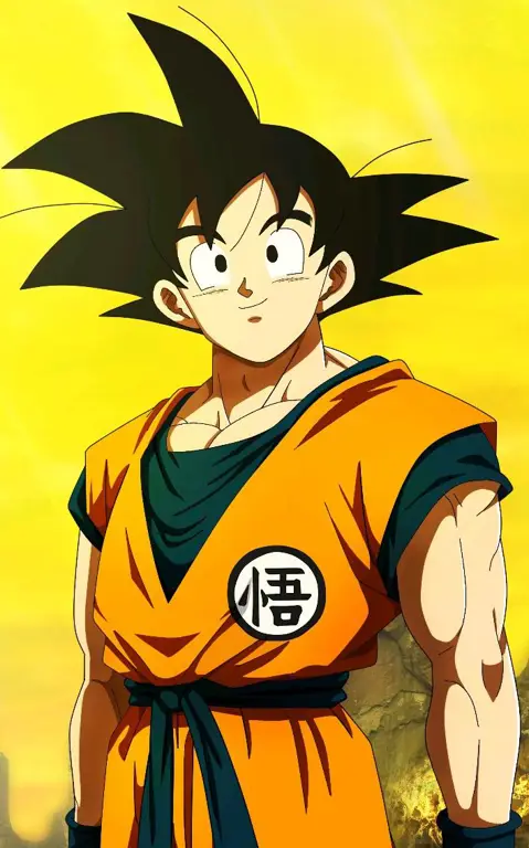 Gambar Goku dalam Dragon Ball Kai