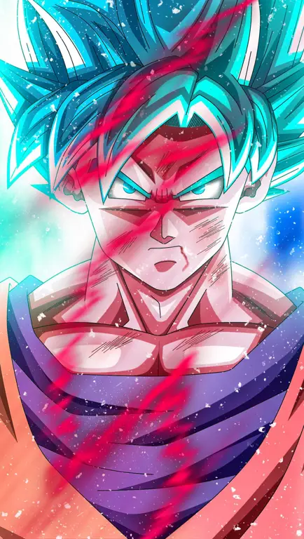 Ilustrasi Goku dari anime Dragon Ball Super