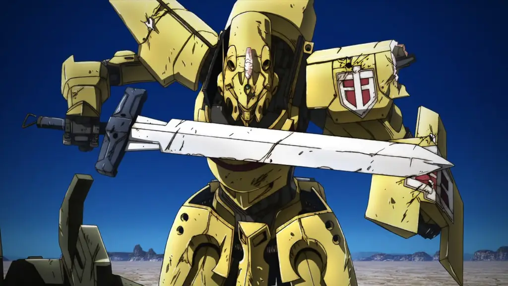 Robot-robot raksasa di anime Break Blade