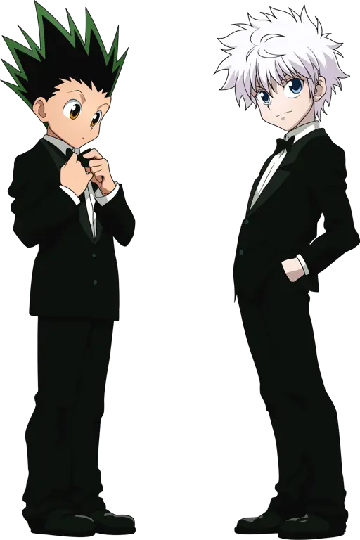 Gambar Gon dan Killua dari anime Hunter x Hunter