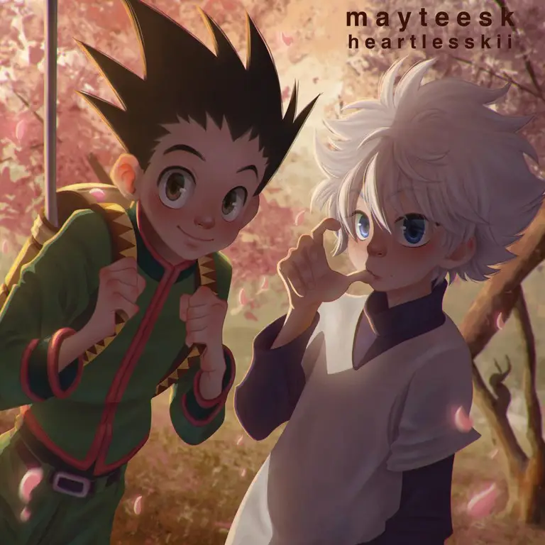 Gambar Gon dan Killua dari Hunter x Hunter