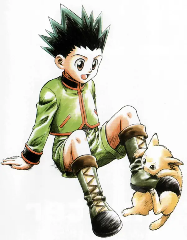 Gambar Gon Freecs, karakter utama Hunter x Hunter