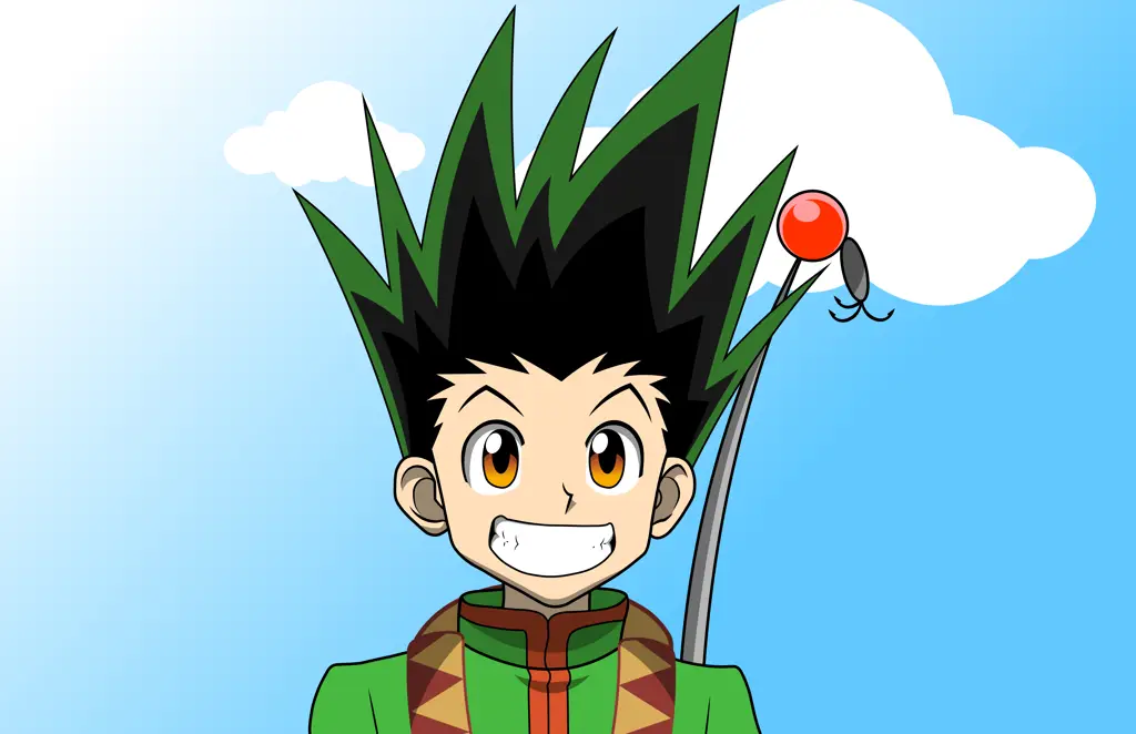 Gambar Gon Freecs dalam film Hunter x Hunter