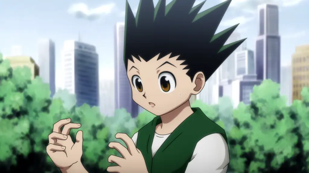 Gambar Gon Freecs dalam anime HxH 1999