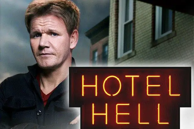 Gordon Ramsay dalam acara Hotel Hell