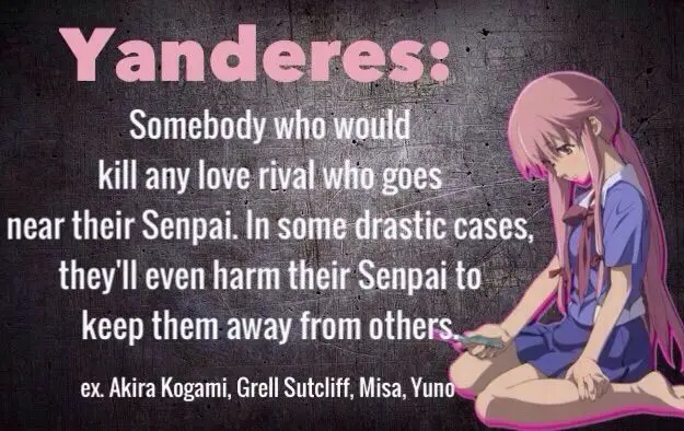 Perbandingan antara tsundere dan yandere