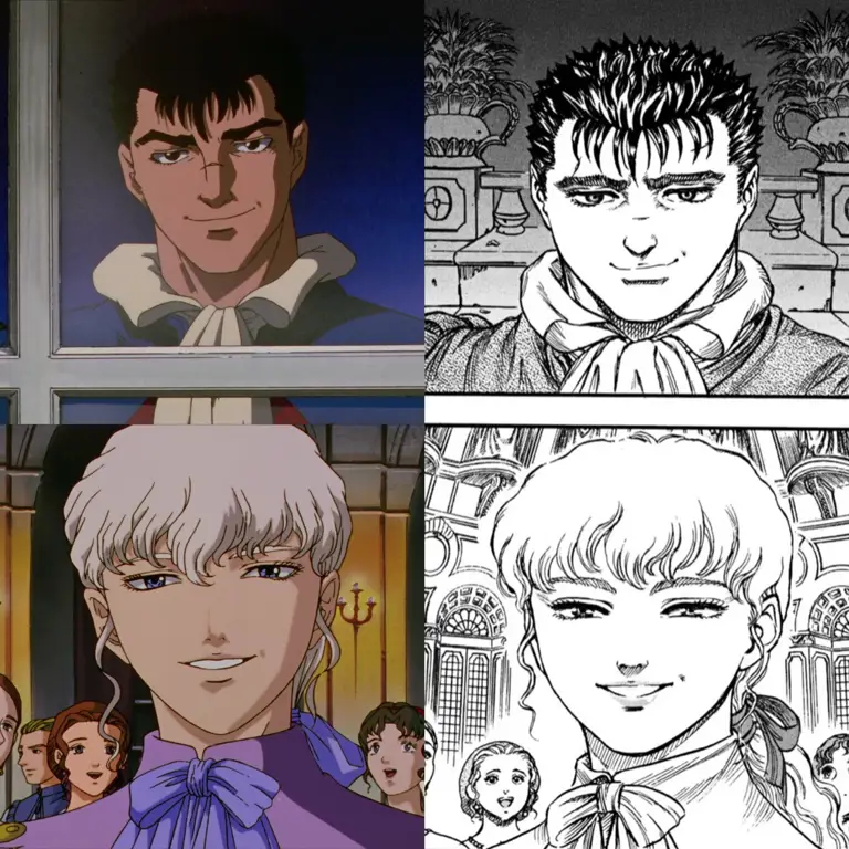 Gambar Griffith dari anime Berserk