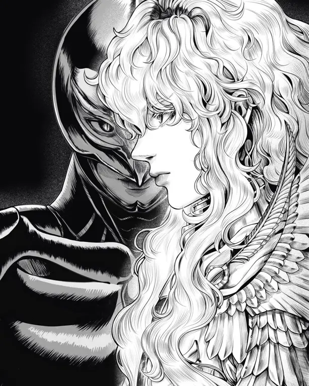 Gambar Griffith, karakter antagonis utama dalam anime Berserk