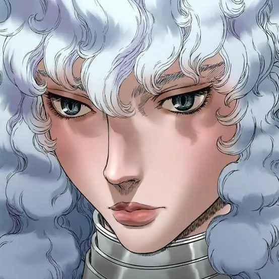 Gambar Griffith, antagonis utama dalam anime Berserk