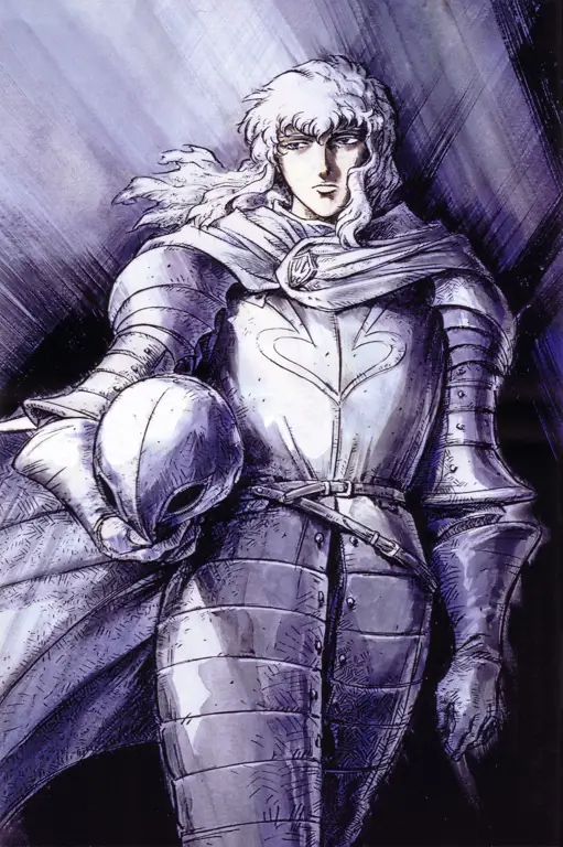 Gambar Griffith dari anime Berserk 1997