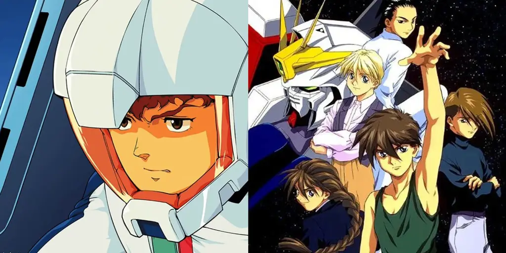 Gambar-gambar dari seri anime Gundam klasik