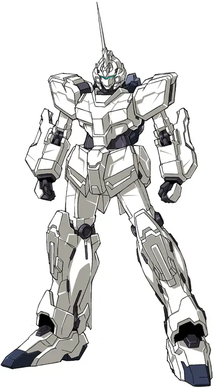 Gambar mecha robot Gundam Unicorn