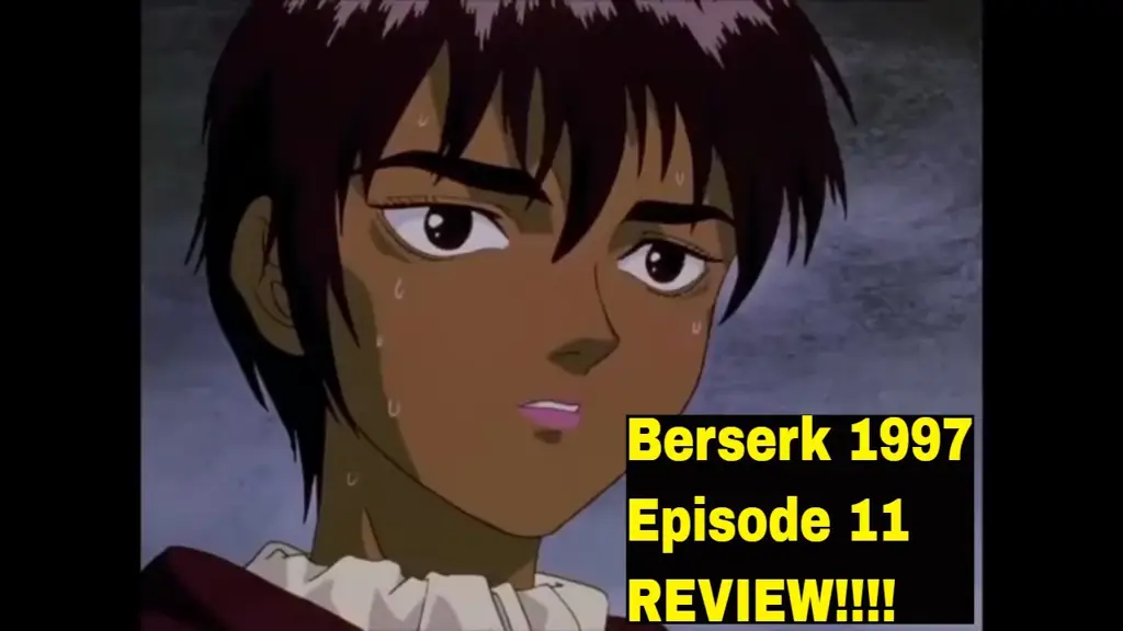 Gambar Guts dalam pertarungan di Berserk 1997 episode 11