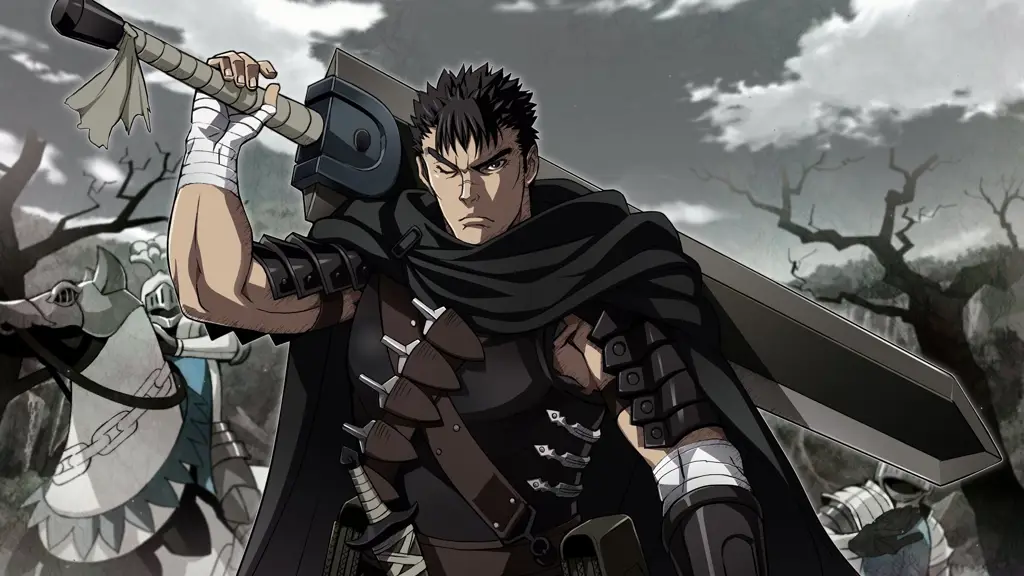 Guts, karakter utama dalam anime Berserk 2016