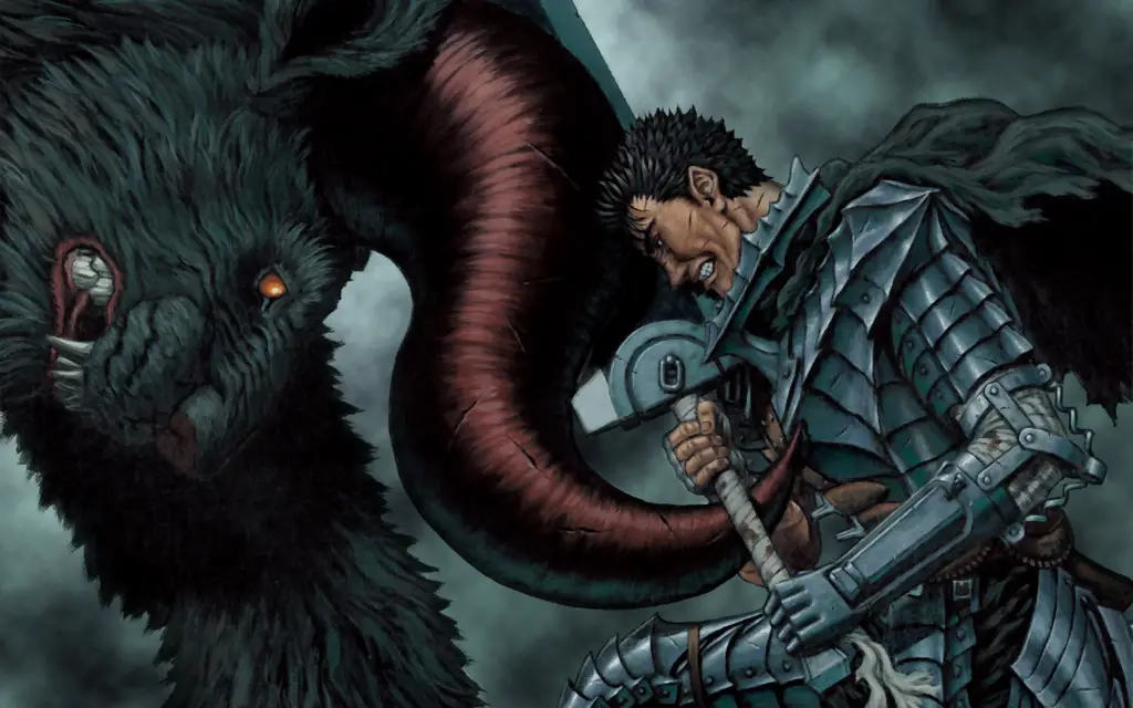 Gambar Guts, karakter utama Berserk 2017