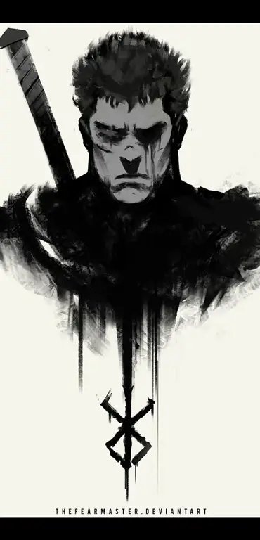 Guts, protagonis utama Berserk Gambar Guts dari Berserk Chapter 1