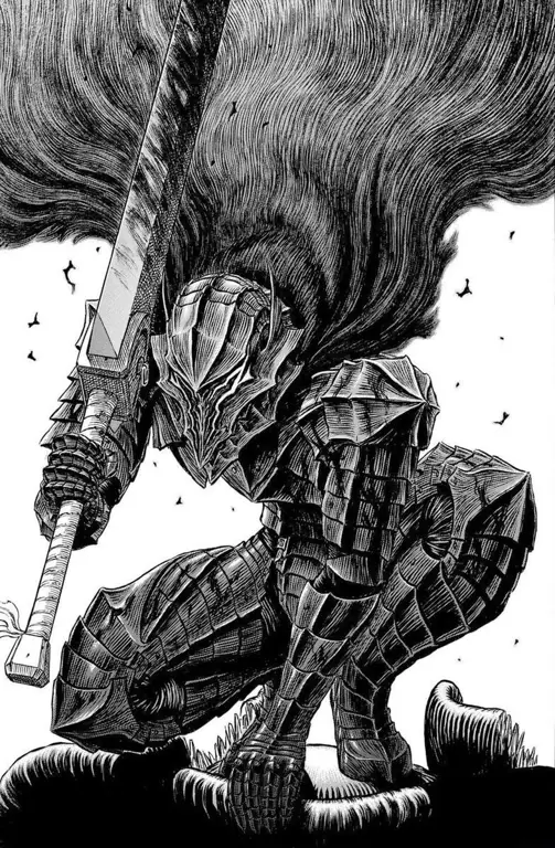 Gambar Guts dari anime Berserk