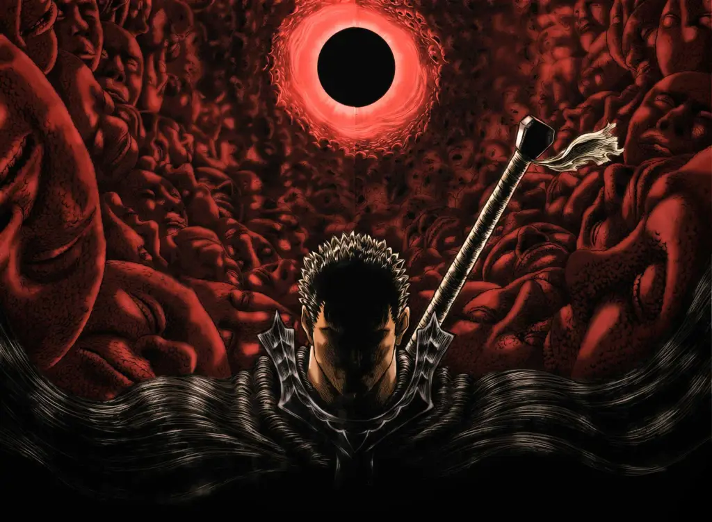 Gambar Guts dari anime Berserk 1997