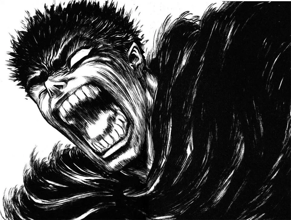 Gambar Guts di Berserk Chapter 2