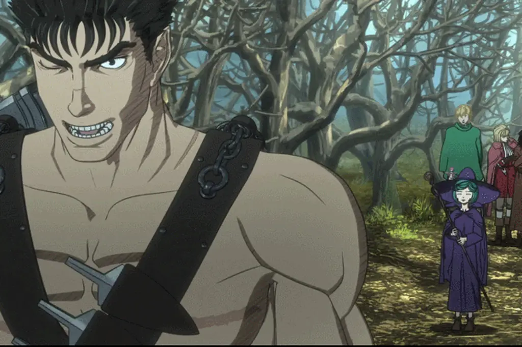 Gambar Guts dari anime Berserk